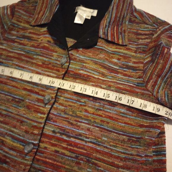 Coldwater Creek textured Tweed button down jacket - Picture 10 of 10